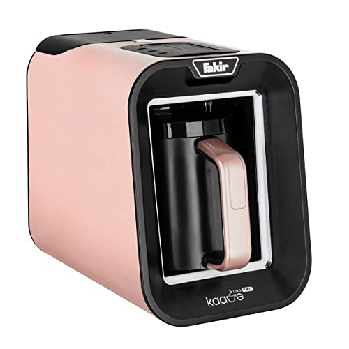 Fakir Kaave Uno Pro Türkische Kaffeemaschine Kahve Makinesi mit Automatischer Wasserzufuhr 4 Tassen Kapazität Touch Bedienfeld Überlaufschutz Abnehmbarem 1 Liter Wassertank