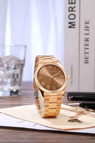Image of Giordano Analog Watch for Men with Round Dial, Roman Numeric Indices Quartz Movement and Stainless Steel Strap - GZ-50112