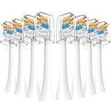Replacement Toothbrush Heads, Compatible with Philips Sonicare Click-on Handles Replacement Brush Head with All-in-One Cleaning Electric Toothbrush Head, 8 Pack Replacement Heads