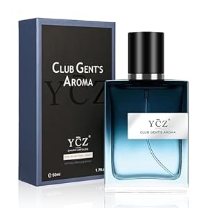 Ycz CLUB GENT’S AROMA Perfume Men, Eau de Parfum Spray, Nightclub Essential Long-Lasting Fragrance, Men’s Cologne with Aromatic Woody Notes of Mint, Lemon, Special Occasions Daily Elegance