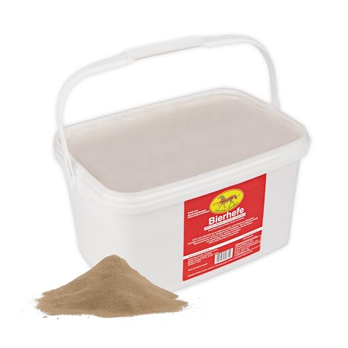 Scheidler horse-direkt Bierhefe 100%, Pulver - 3,5 kg - für Hunde, Katzen & Pferde - Futterergänzung für glänzendes Fell & schöne Haut - reich an B-Vitaminen, Mineralien & Spurenelementen