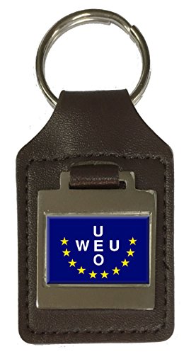 Porte-clés en cuir gravé pour les déplacements quotidiens et les voyages