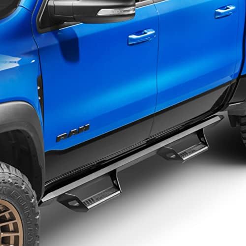 N-Fab Predator Pro Steps | Textured Black, Cab Length | PRD1977CC-TX | Fits 2019-2023 Dodge RAM 1500 (New Body Style) Crew Cab All Beds, SRW Gas