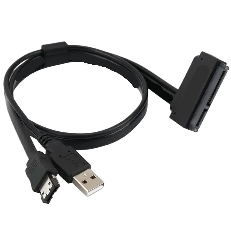 Cable de datos SATA 22Pin a ESATA USB 0.5 m miniatura 6