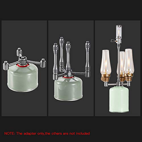 Adaptador de fogão, Romacci Adaptador de fogão a gás externo Conector de suporte de tanque Equipamen