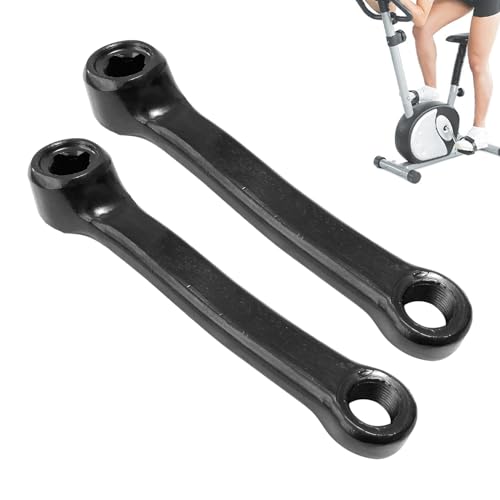 Arma de Crank - 2 pedallos Crankset, accesorio de repuesto de 127 mm, componente de bicicleta en Durable para bicicleta de carretera, carreras de pista, entrenamiento, conducción larga di