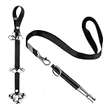 JR RAW 2 Pack Dog Doorbells for Potty Training Adjustable Door Bell with Dog Training Whistle Control Ultrasonic to Stop Barking