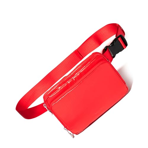 Image of Baggallini Modern Belt Bag 5x8 Travel Fanny Pack Sling Bag Waistpack w /RFID Card Holder Water-resistant Crossbody Bag