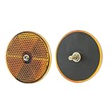 cyclingcolors réflecteur catadioptre rond orange à visser moto scooter voiture véhicule