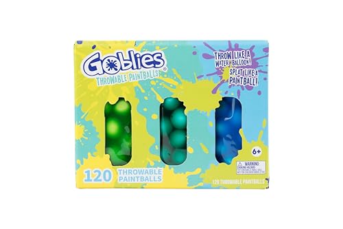 Image of Goblies Throwable Paintballs (120 Count, Green /Teal /Blue)
