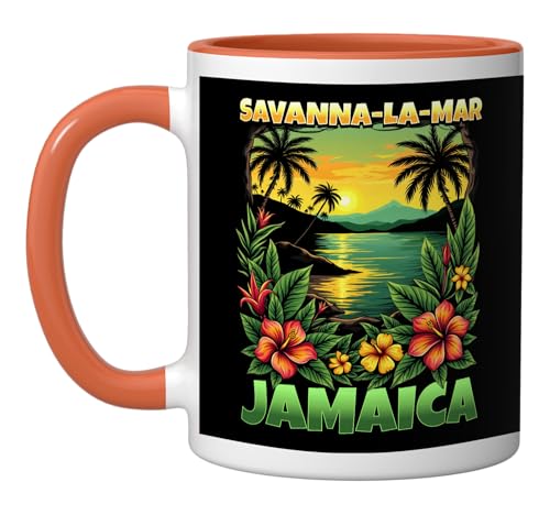 Taza de cerámica Savanna-La-Mar Jamaica 11 onzas miniatura 1