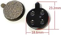 Vista 2 de Pastillas de freno de disco para bicicleta MTB, 4 pares de pastillas de freno universales para múltiples modelos compatibles con bicicletas