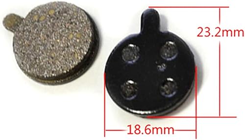 Miniatura 2 de Pastillas de freno de disco para bicicleta MTB, 4 pares de pastillas de freno universales para múltiples modelos compatibles con bicicletas de