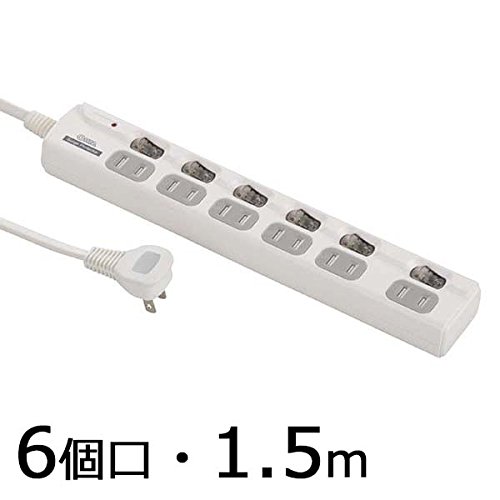 Amazon.co.jp: オーム電機 雷ガード&LED個別スイッチ付き 節電