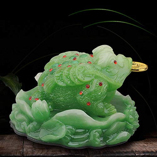 Crapaud de fortune argenté pour décoration de tableau de bord de voiture