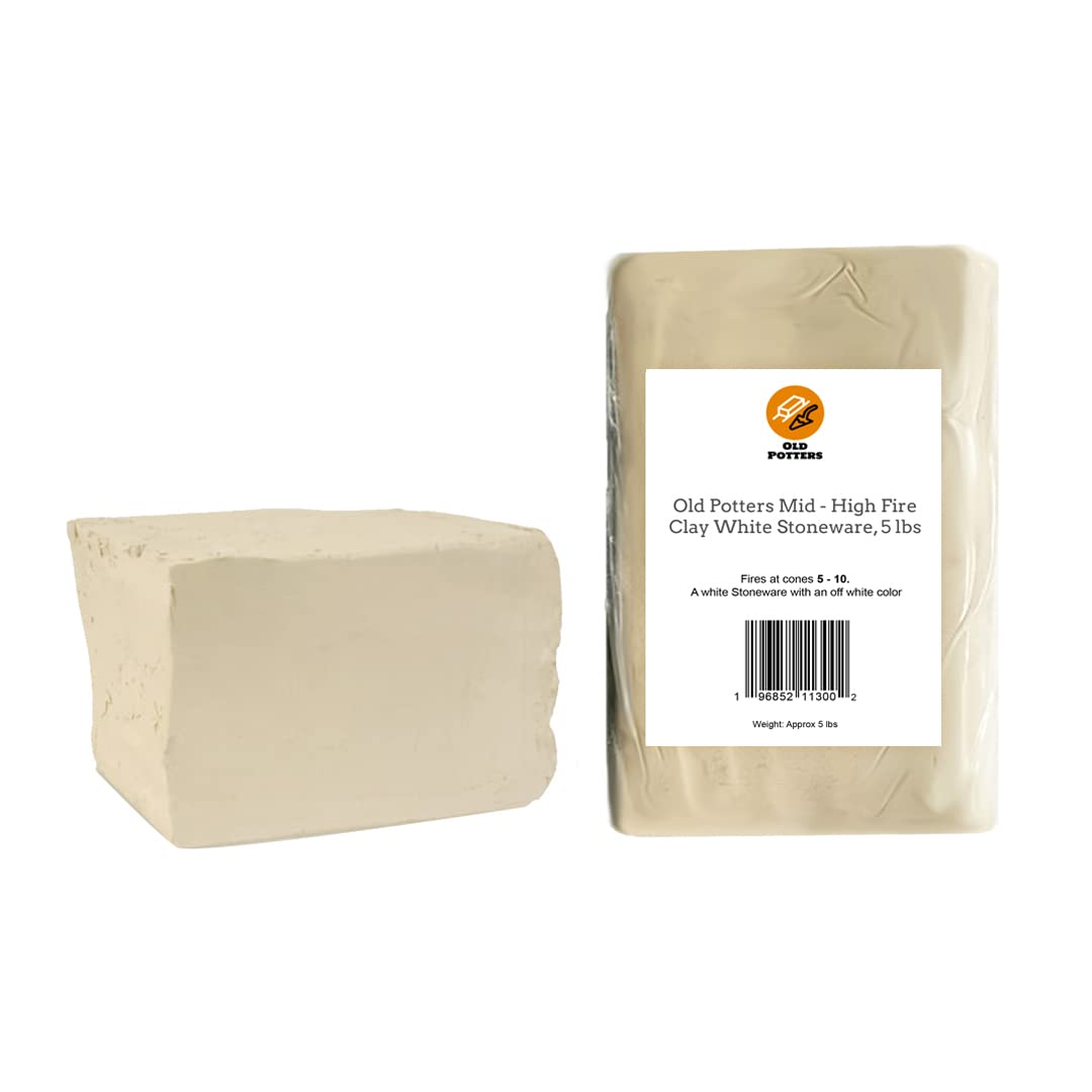 Buy Mid High Fire White Stoneware Clay for Pottery Cone 510 Ideal