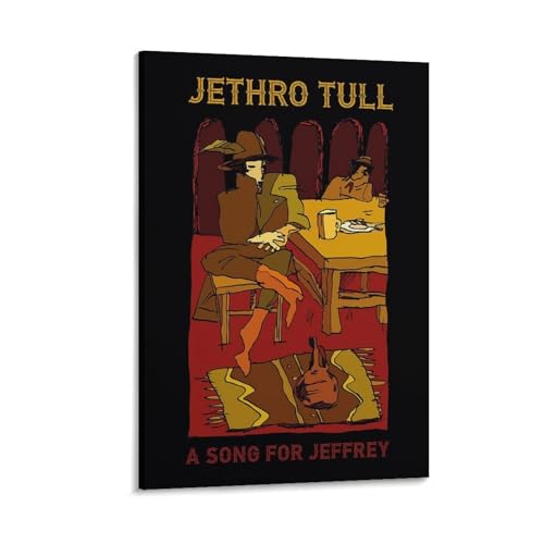 Impression sur toile A Song for Jeffrey avec finitions style cadre Premium en 50x75cm