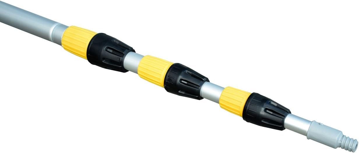 Yachticon Juego de Cepillo de limpieza para coche y yate de la vela con mango telescopico