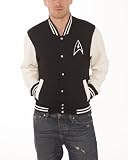 STAR TREK BADGE BASEBALL VARSITY JACKET XL