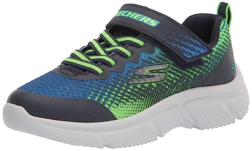 Skechers Jungen Go Run 650 Norvo Sneaker, Navy Lime Textile Navy Synthetic Lime Tri, 37 EU Skechers Jungen Go Run 650 Norvo Sneaker, Navy Lime Textile Navy Synthetic Lime Tri, 37 EU
