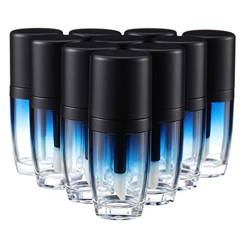 ABOOFAN Tubo De Brillo Labial Esmerilado Degradado 10 Unidades 5 Ml Compacto Para Viaje Cosmético Envase Vacío Para Bálsamo Labial Uso Diario
