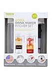 Takeya 4 Piece Drink Maker Pitcher Set (White)