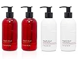 THANN Aromatic Wood Shower Gel and Body Milk Set.