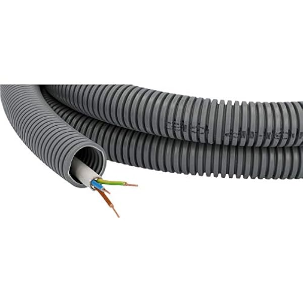 Unitec Flexrör, längd: 25 m, diameter: 25 mm, klassificering: 3341, färg: KL: 3341, material: PVC