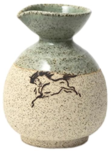 大堀相馬焼 松永窯 砂鉄丸徳利 [07461-0175]