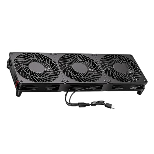 Ventilador de router silencioso de 120mm alimentado por USB de 5V para escritorio