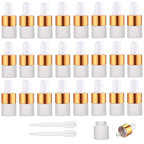 Yalbdopo leere Mini-Flaschen mit Pipetten Cover