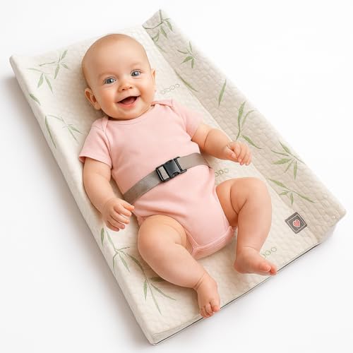 La Mejor Lista de Cambiadores disponible en línea. 44 Colchones Dorm | Colchón Cambiador para Bebé – Bambú Impermeable | Seguro y Cómodo en Cada Cambio de Pañal y Ropa | 80 x 40 x 11 cm | 18 Certificaciones Internacionales