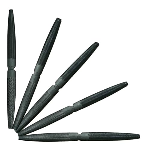 Lime semi-circulaire acier 200 mm double face pour modélisme de précision - 2