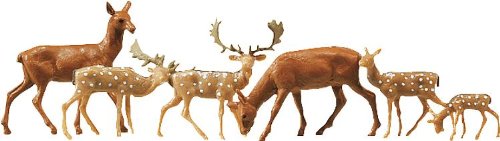 Preisvergleich Produktbild FALLER 155509 - Damhirsche + Rotwild, Spur N, 12 Stück