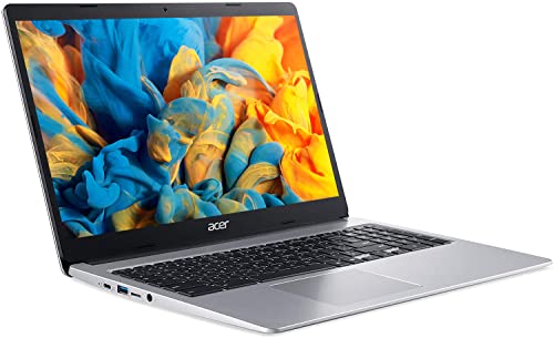 Acer 2022 15Inch Hd Ips Chromebook, Intel Dual-Core Celeron Processor Up To 2.55Ghz, 4Gb Ram, 32Gb Storage, Super-Fast Wifi Up To 1300 Mbps, Chrome Os-(Renewed) (Dale Silver) #TOP1