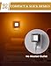 DORESshop Orange Night Light [2 Pack], Night Lights Plug Into Wall, Night Light Dusk to Dawn Sensor, LED NightLight Adjustable Brightness, Bedroom, Bathroom, Hallway, Stairs, Halloween, Party