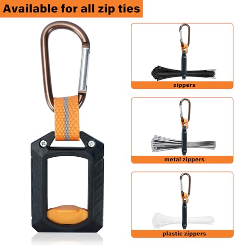 Zip Ties Holder,Reusable Zip Tie Organizer Band,Cable Tie Bracket for wire ties Arrangement.(1PC/black) by MELOTOUGH - Image 5