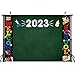 Ticuenicoa 7×5ft Welcome Back to School Backdrop Blackboard 2023 First Day of School Kids Background for Photography Party Banner Meet The Teacher Colorful Flags Decorations