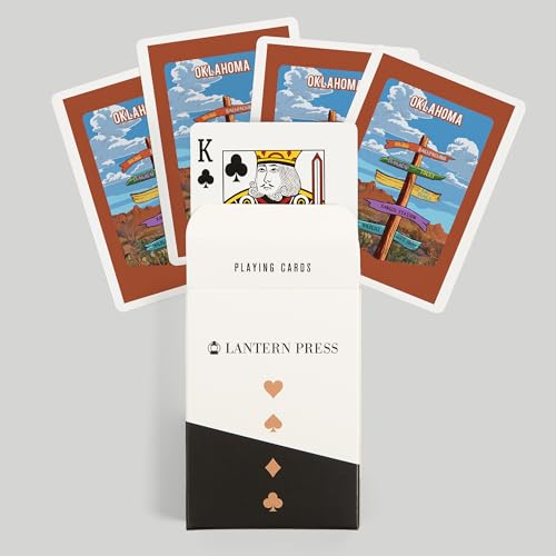 Lantern Press Oklahoma, Naipes Póker 52 Cartas miniatura 6