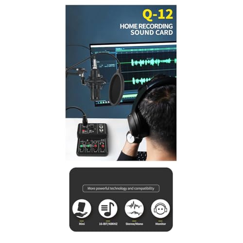 Carte son de mixage audio pour guitare électrique et PC - 3