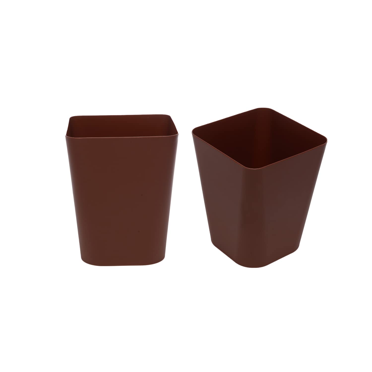 Gluman Open-Top Waste Bin for Home and Office | High Grade Plastic | Conveniently Small and Portable Size | Durable & Long-lasting (7 Litre Bin) (Black (Pack of 2)) (B0BL6WF436) Amazon Price History, Amazon Price Tracker