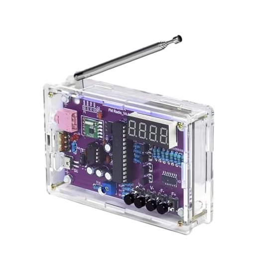 Kit de Radio FM, Kits de Práctica de Soldadura, Kit de Receptor FM de Radio Digital con 2 Modos de Fuente de Alimentación para Escuelas, Investigadores, Entusiastas del Bricolaje