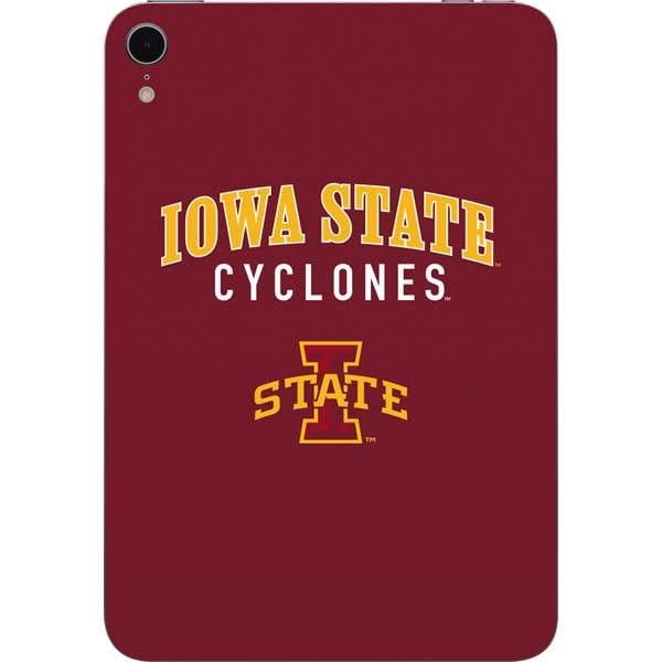 Skinit Decal Tablet Skin Compatible with iPad Mini 7 (2025) - Officially Licensed Iowa State University Collegiate Text Design