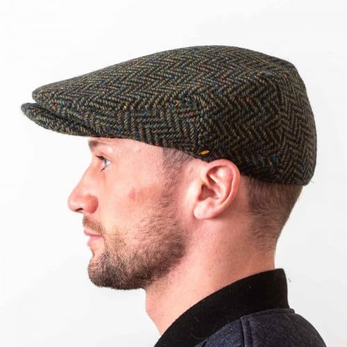 Biddy Murphy, Men's Genuine Irish Newsboy Driving Cap, 100% Wool Tweed Made in Ireland Co. Kerry - Image 2