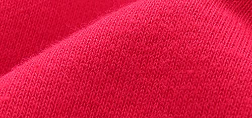 Cesannees Unisex Kid'S Baby Boys Girls Solid Zip-Up Hooded Sweatshirt Classic Hoodie Cotton Coat Red thumb #3