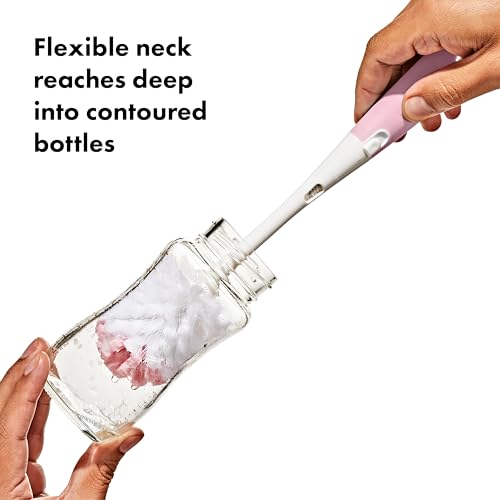 Image of OXO Tot Bottle Brush with Stand - Blossom