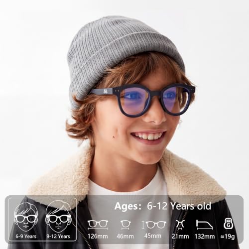 Image of EYEBUDDY Blue Light Glasses for Kids Boys Girls,Computer Gaming Bluelight Glasses,Fake Glasses for Ages 2-12