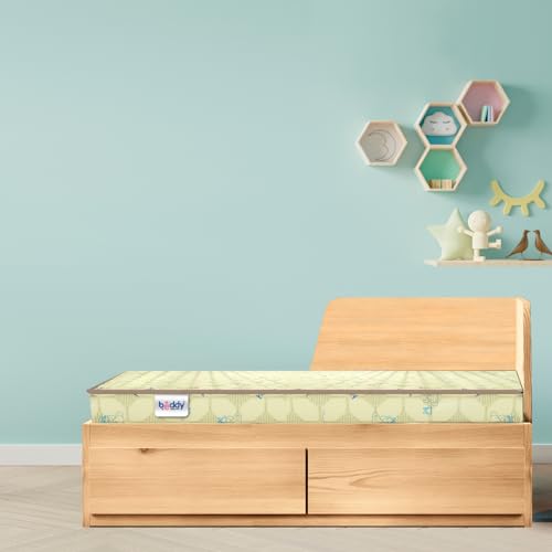Image of Centuary Mattresses Beddy Blossom Crib Cot Firm Baby Child Coir Mattress with Free Waterproof Protector (85 * 46 * 5 cm)