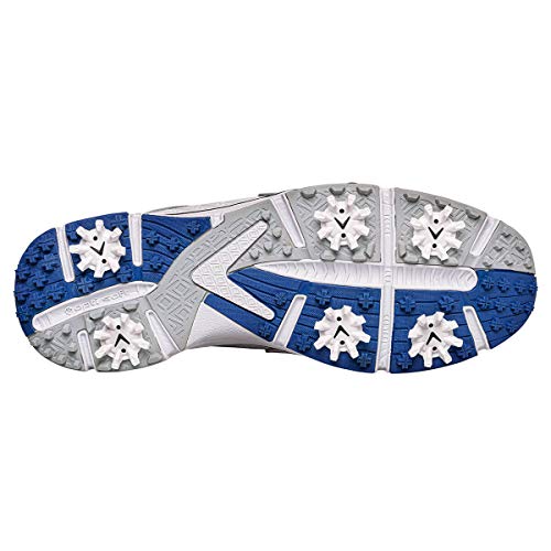Callaway Herren Chev Mulligan S Waterproof Lightweights, White Navy, 44 EU