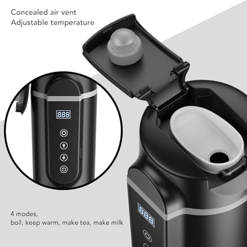 Tetera Eléctrica Portátil 500ml para Auto 12V-24V miniatura 6